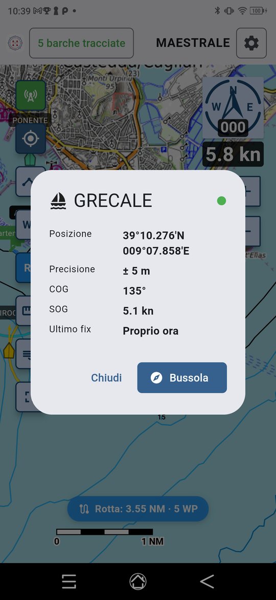 Le informazioni di una barca